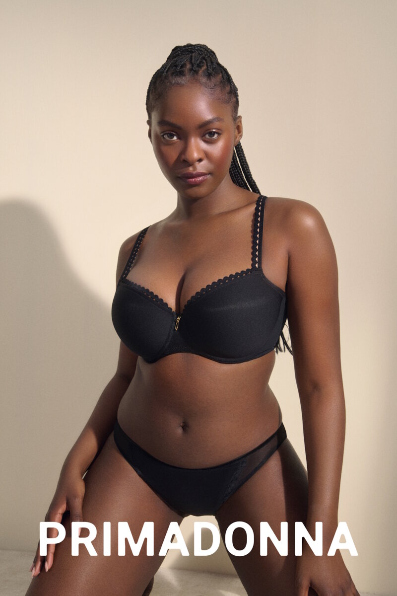 Primadonna Dessous schwarzes Ober-und Unterteil